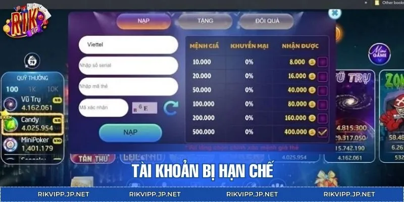 Nhiều người dùng gặp lỗi tài khoản bị hạn chế