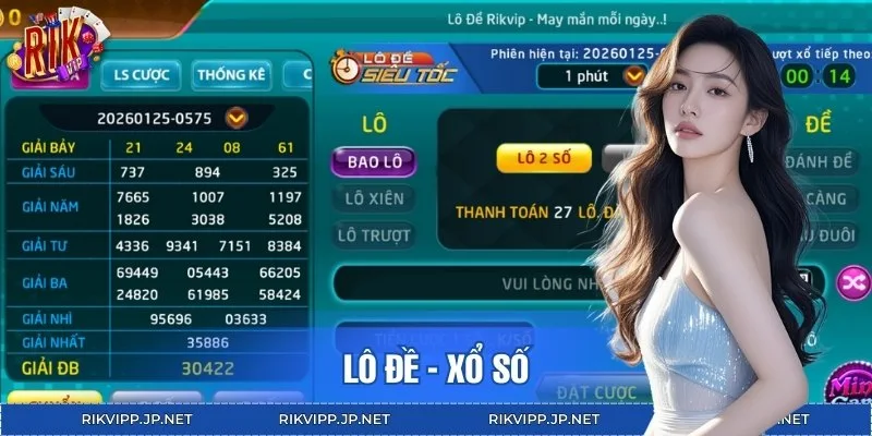 Lô đề RIKVIP cung cấp tỷ lệ trả thưởng cao nhất thị trường