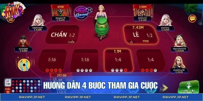 Chi tiết các bước cược Xóc đĩa