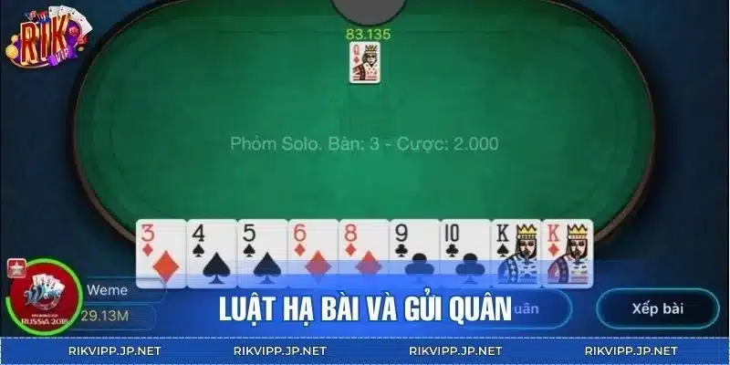 Quy trình hạ bộ Phỏm và kỹ thuật gửi quân giảm điểm